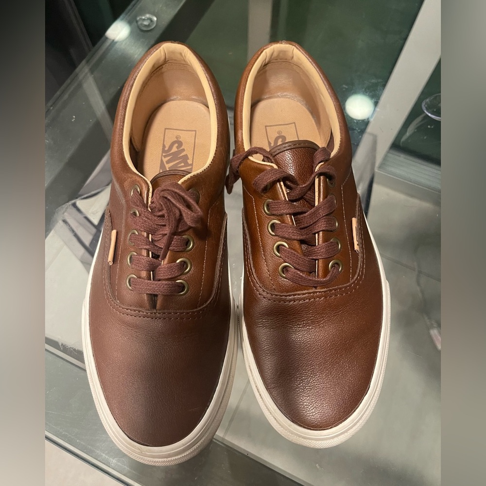 vans era lux leather black porcini lady6